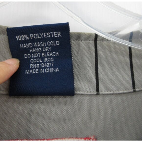 New York Yankees Jersey Large Gray Negro League NLBM Pinstripe Big Boy - Picture 14 of 15